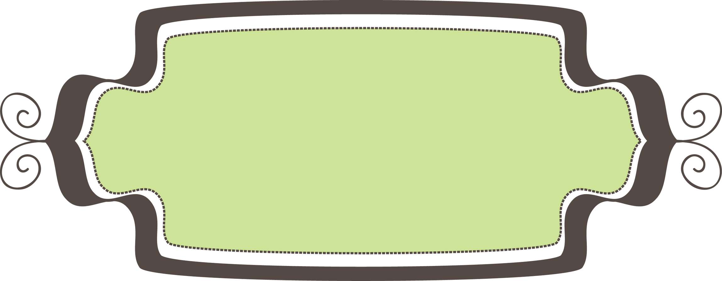 Moldura Decorativa Retangular Design Png Grátis Para Baixar