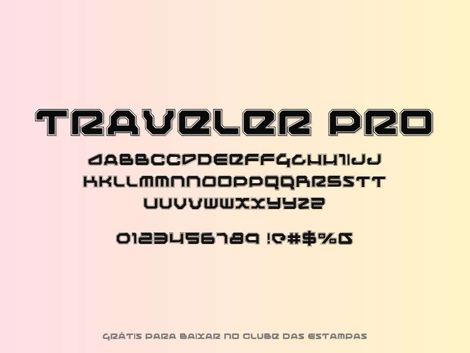 Fonte Traveler Pro Grátis Para Baixar