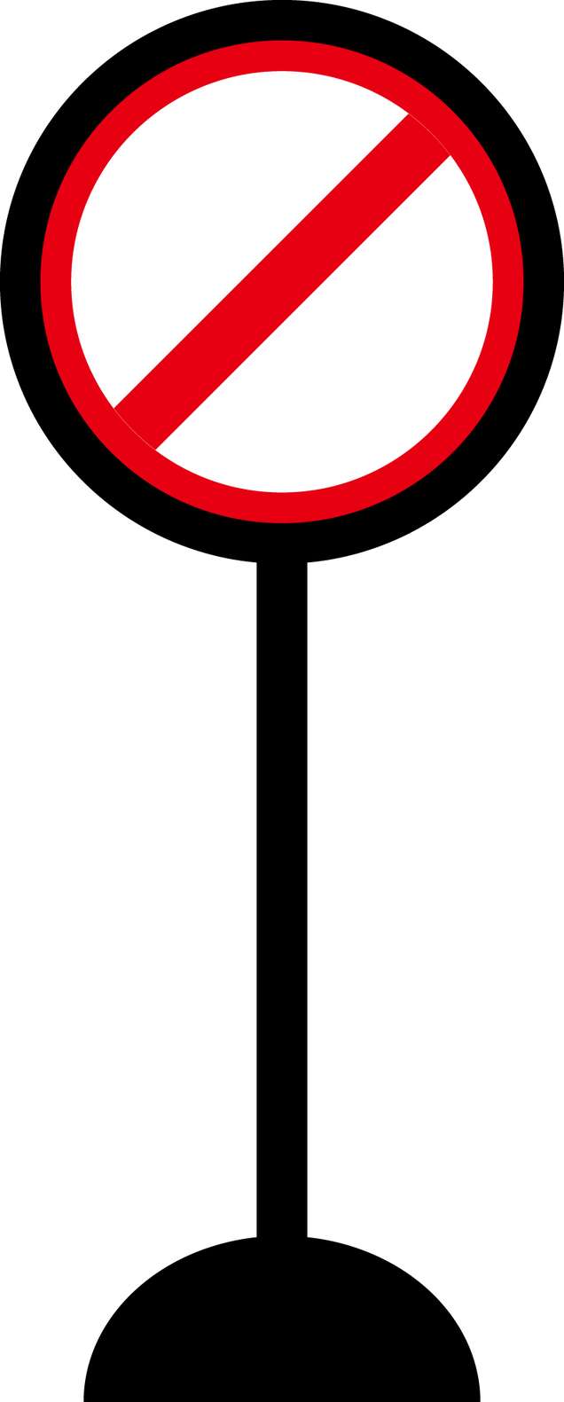 Sinal De Proibido Passar Trânsito Png Grátis Para Baixar