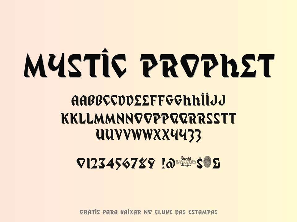 Fonte Mystic Prophet Grátis Para Baixar