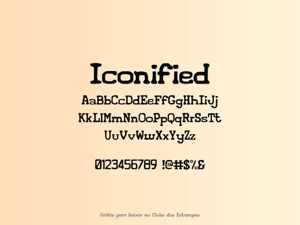 Fonte Iconified Grátis Para Baixar
