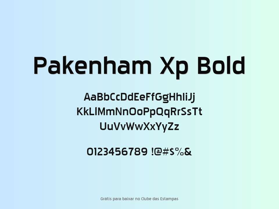 Fonte Pakenham Xp Bold Grátis Para Baixar