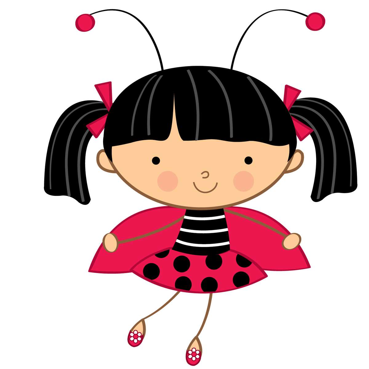Elemento Joaninha Fofa Cute Png (70)