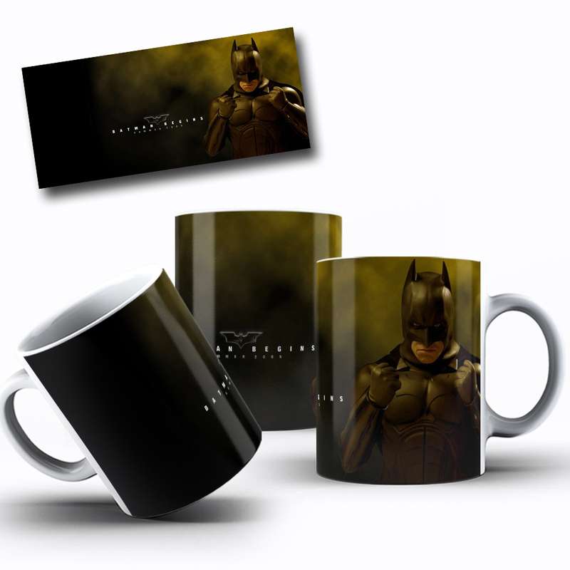 Arte Para Caneca Batman Begins Personagem Batman Cartoon 28