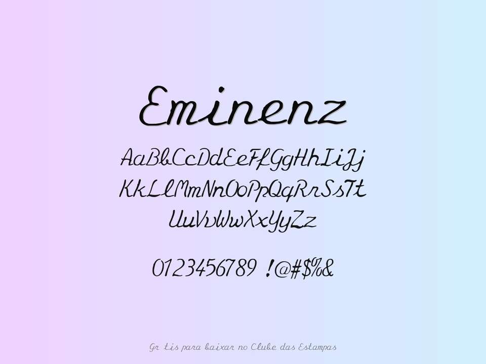 Fonte Eminenz Grátis Para Baixar
