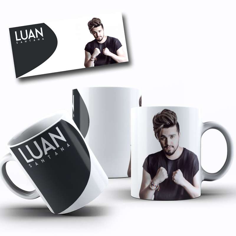 Arte Para Caneca Luan Santana Cantor 4