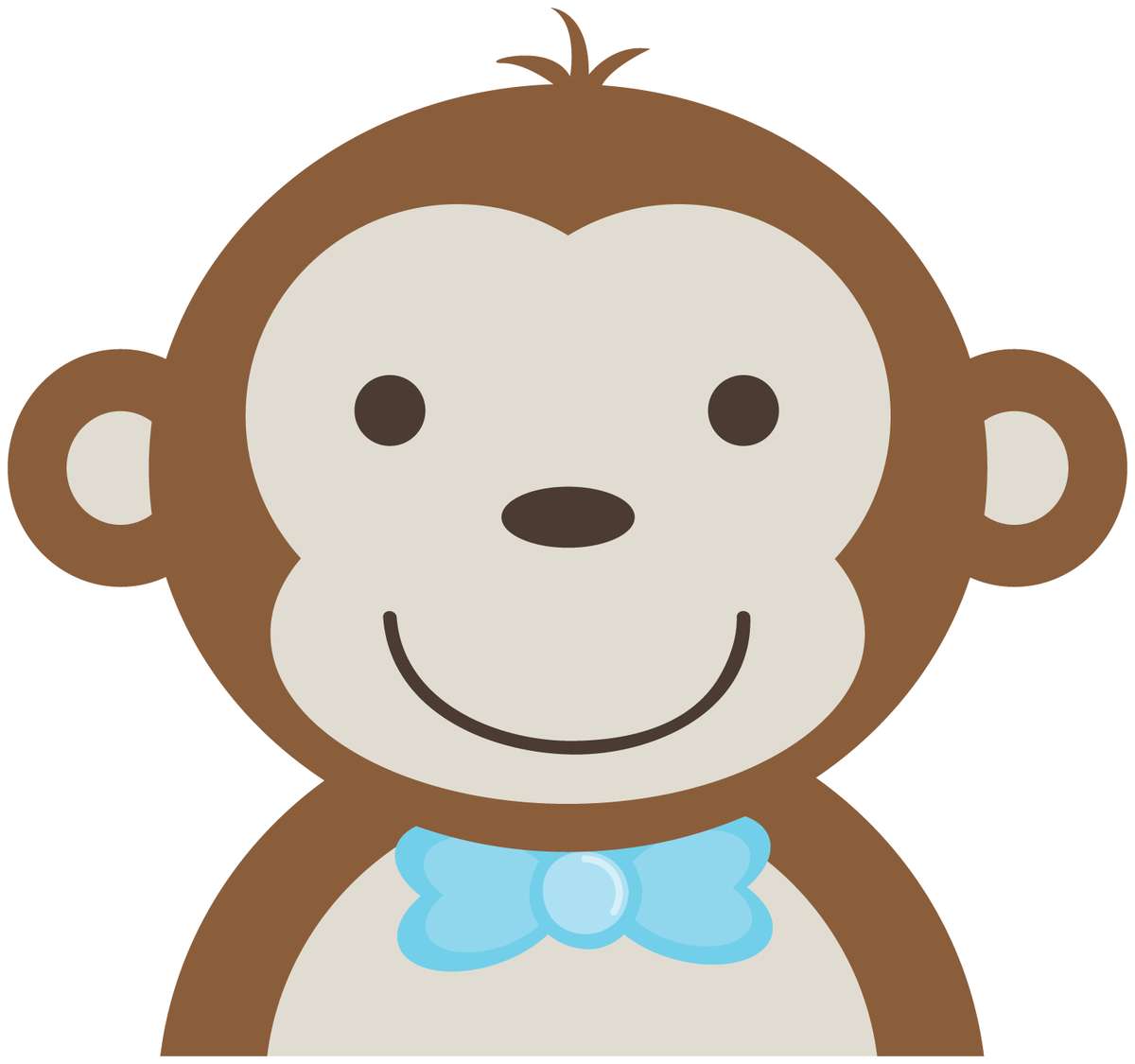 Elemento Macaco Cufe Fofo Fofa Png (33)