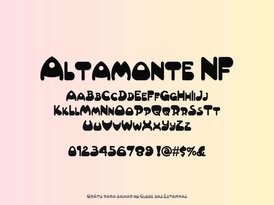 Fonte Altamonte Nf Grátis Para Baixar