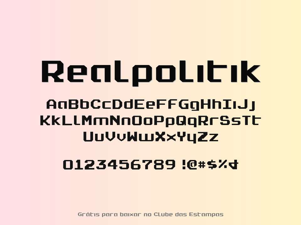 Fonte Realpolitik Grátis Para Baixar