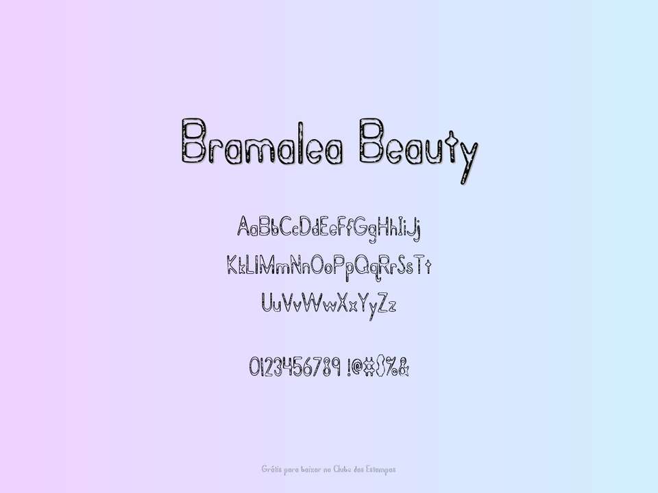 Fonte Bramalea Beauty Grátis Para Baixar