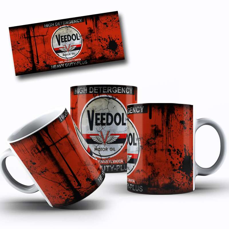 Arte Para Caneca Veedol Motor Oil 10