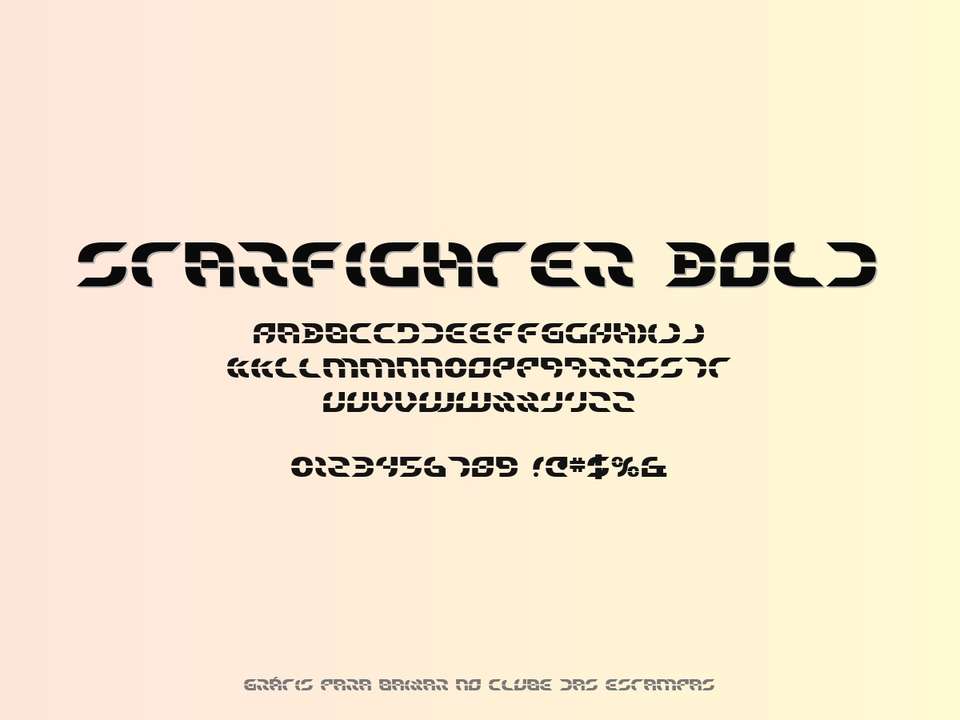 Fonte Starfighter Bold Grátis Para Baixar