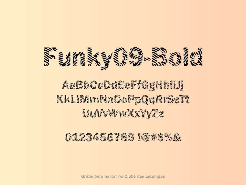 Fonte Funky09 Bold Grátis Para Baixar