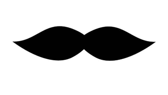 Bigode Preto Estilizado Estilo Png Grátis Para Baixar