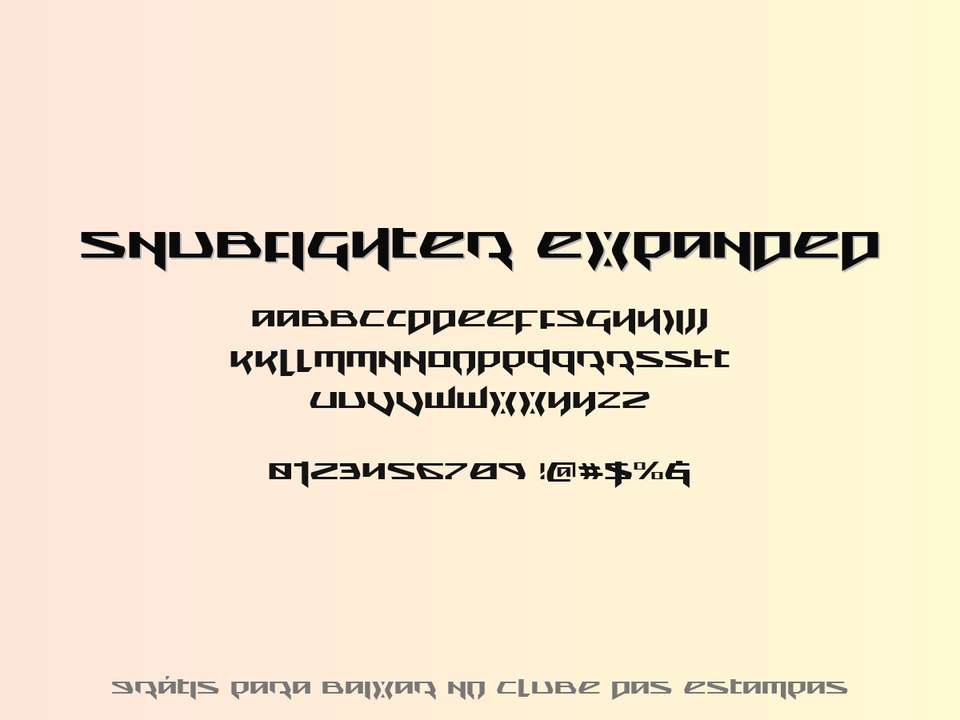 Fonte Snubfighter Expanded Grátis Para Baixar