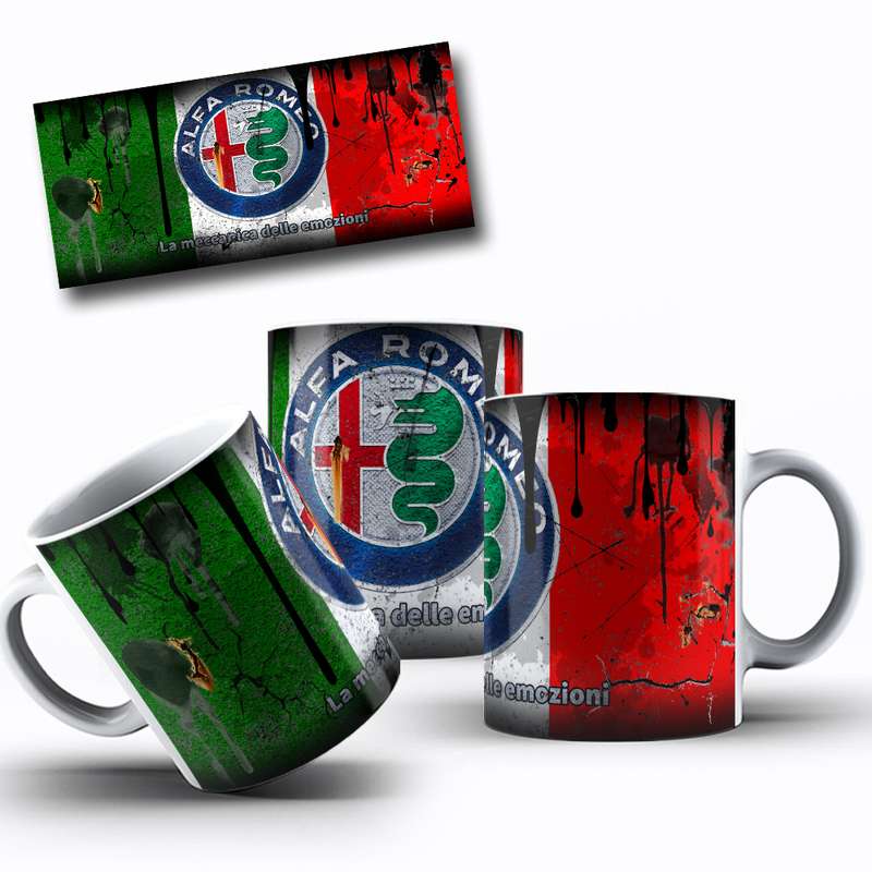 Arte Para Caneca Alfa Romeo Logo Emblema 40