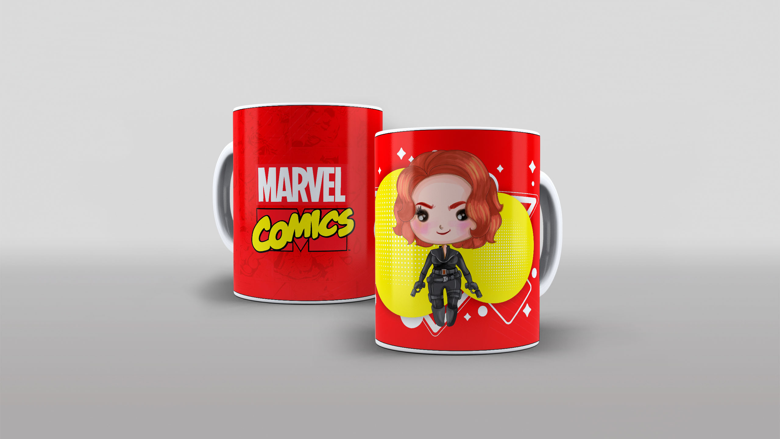 Arte Caneca Marvel Comics Heróis Cute Fofo Baby (5)