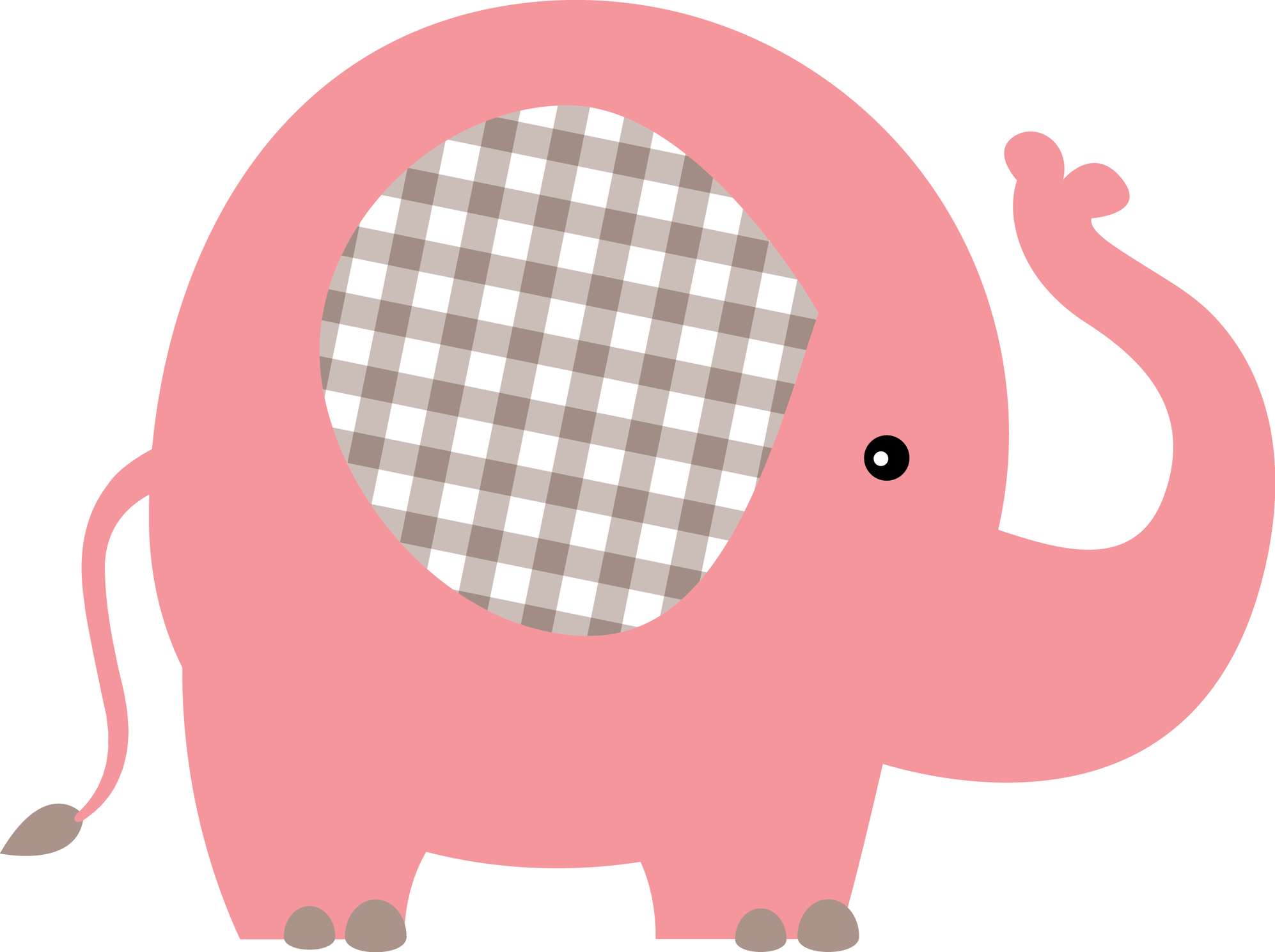 Elemento Elefante Cute Elefantinho Fofo Png (202)