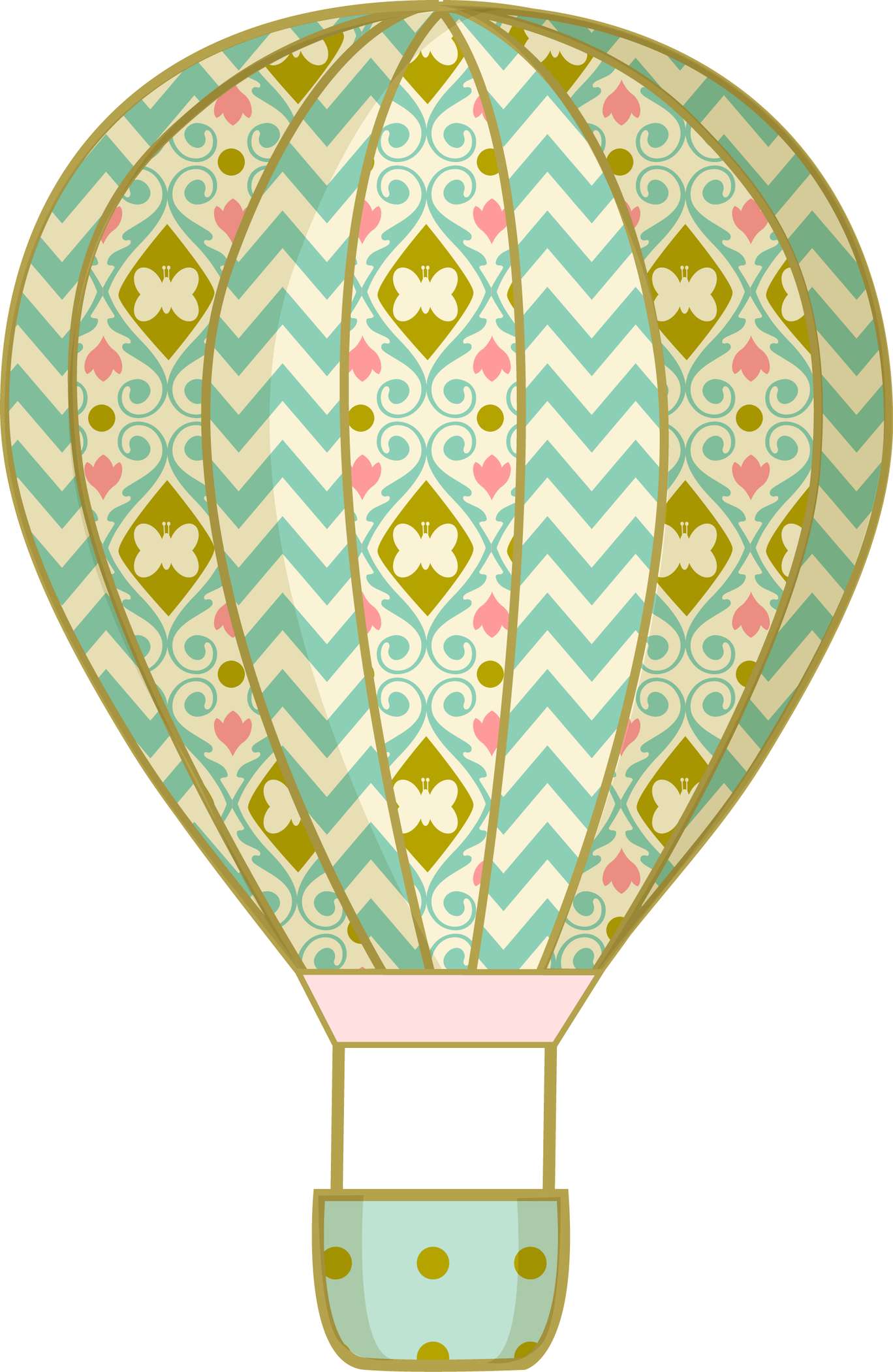 Balão De Ar Quente Decorativo Decoração Png Grátis Para Baixar Design