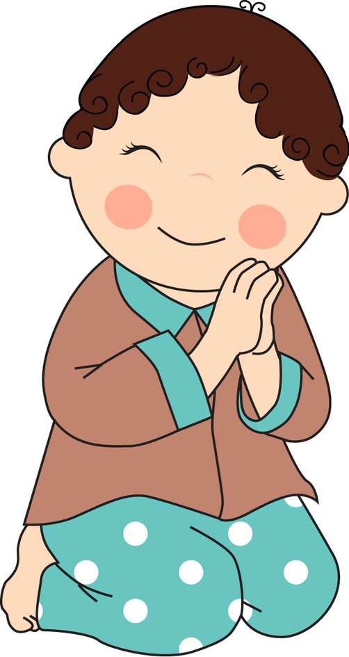 Menino Cartoon Com Mãos Postas Desenho Infantil Png Grátis Para Baixar