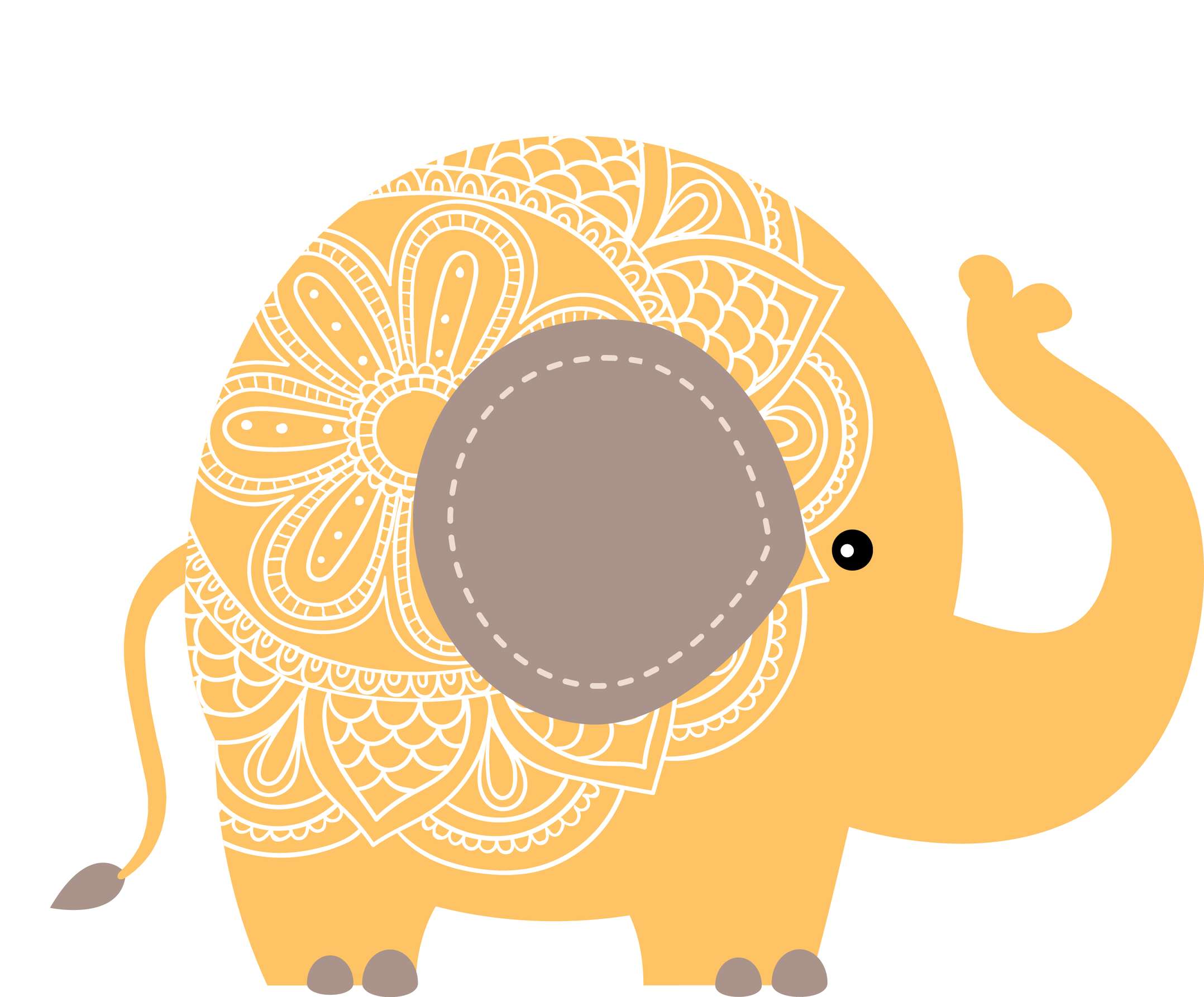 Elemento Elefante Cute Elefantinho Fofo Png (59)