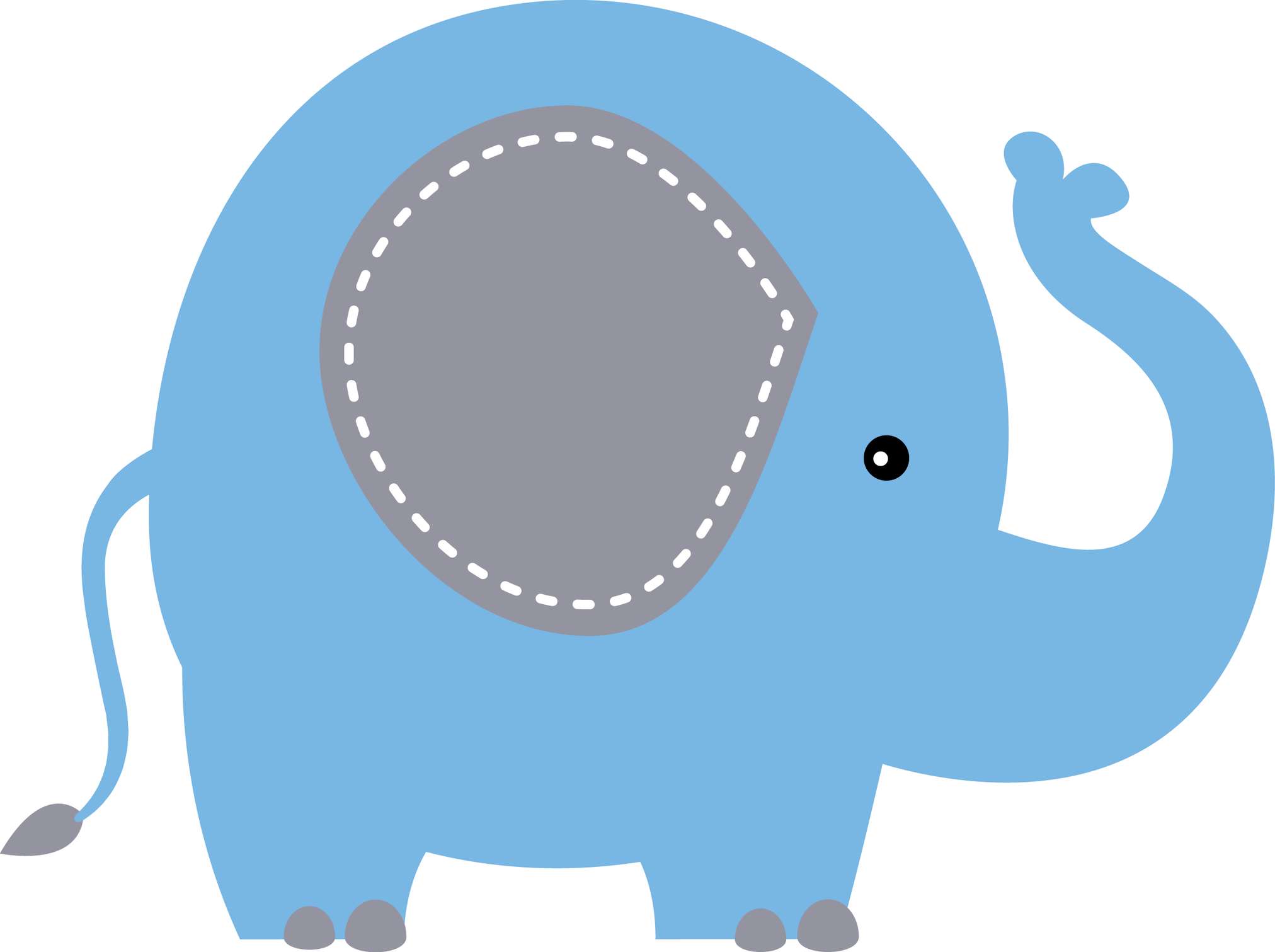 Elemento Elefante Cute Elefantinho Fofo Png (41)
