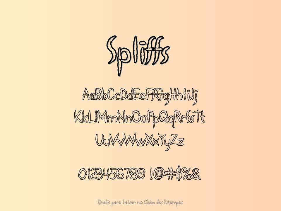 Fonte Spliffs Grátis Para Baixar