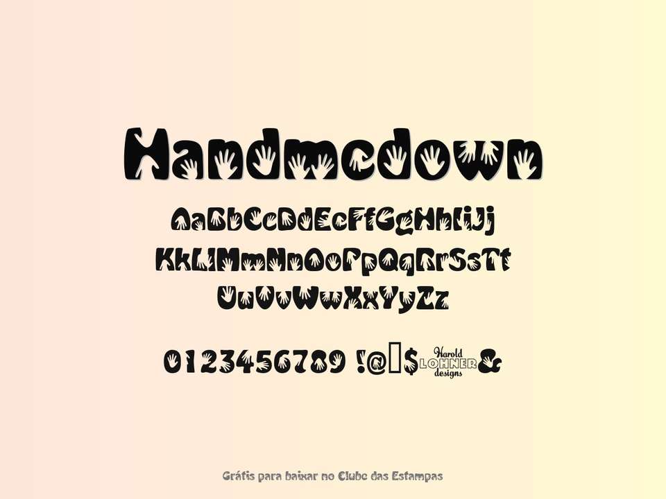 Fonte Handmedown Grátis Para Baixar