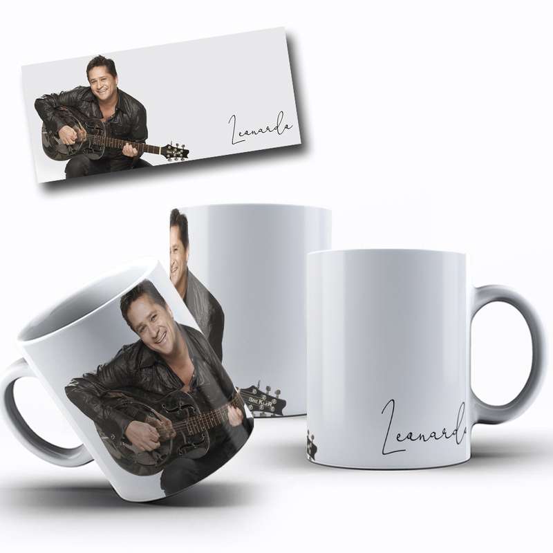 Arte Para Caneca Leonardo Cantor Guitarra 2
