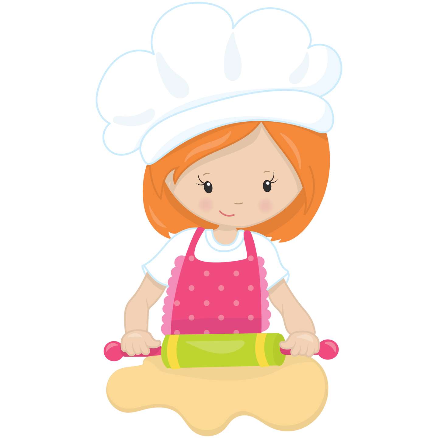 Cozinheira Preparando Massa De Pão Culinária Png Grátis Para Baixar