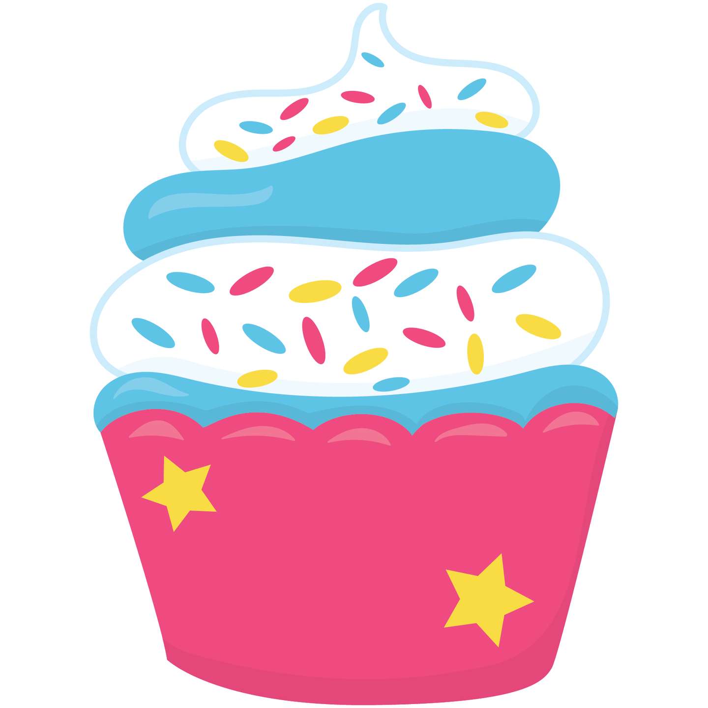 Cupcake Decorado Festivo Confeitaria Png Grátis Para Baixar