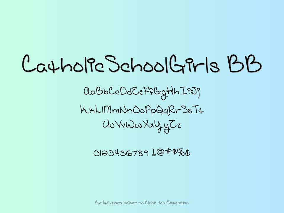 Fonte Catholicschoolgirls Bb Grátis Para Baixar