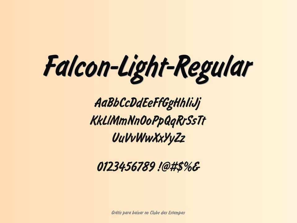 Fonte Falcon Light Regular Grátis Para Baixar