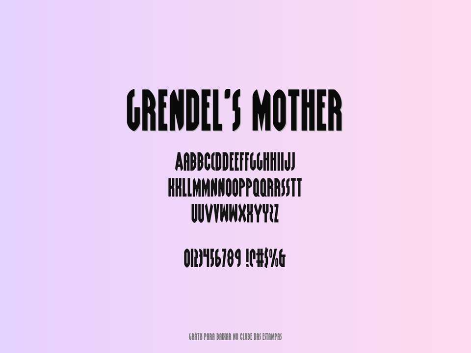 Fonte Grendel's Mother Grátis Para Baixar