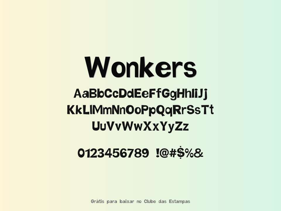 Fonte Wonkers Grátis Para Baixar