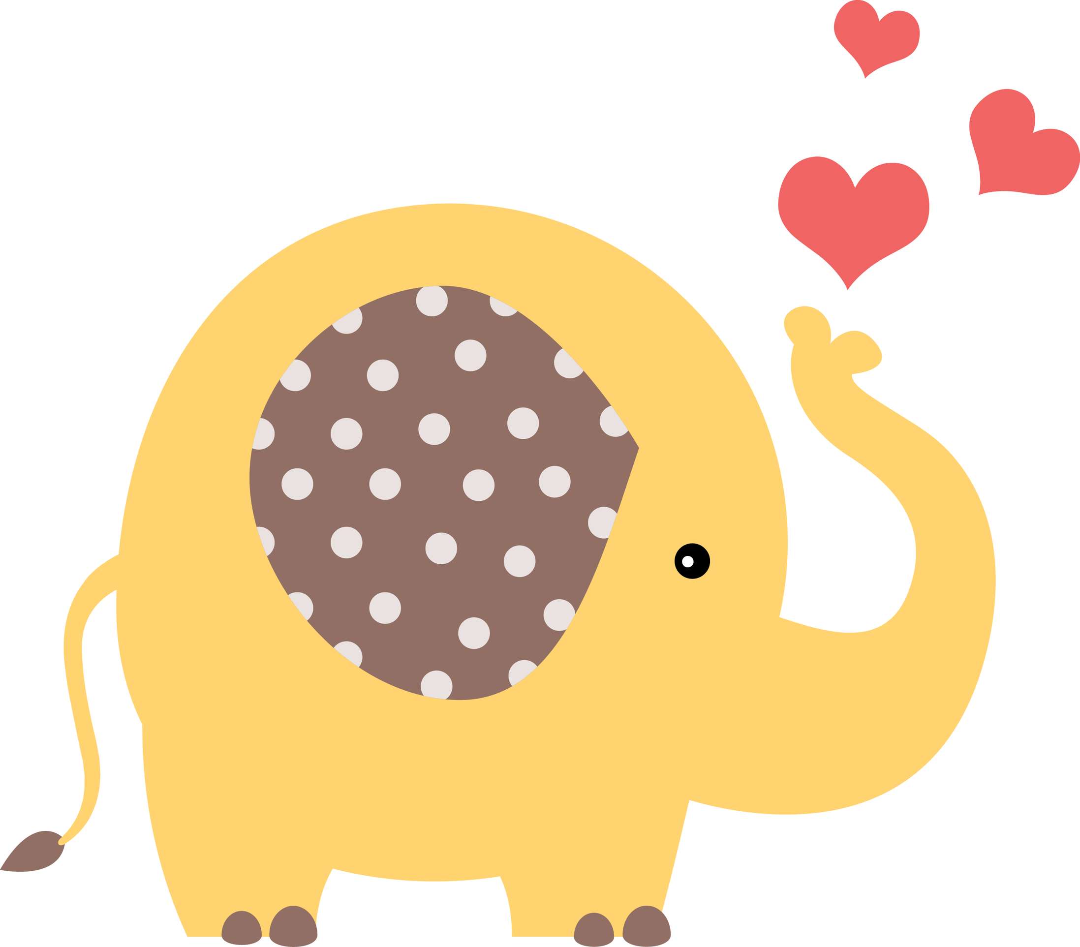 Elemento Elefante Cute Elefantinho Fofo Png (110)