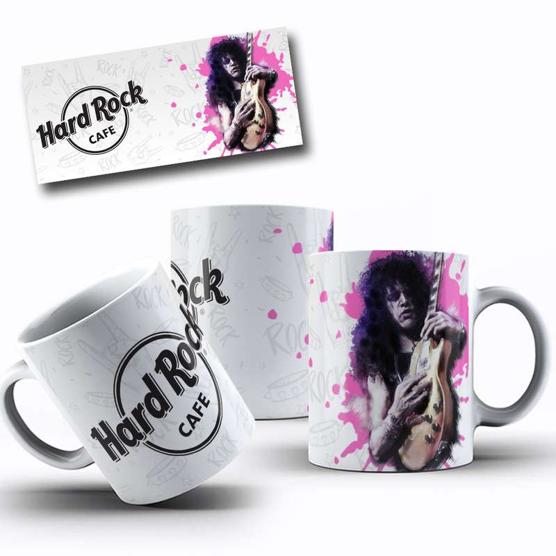 Arte Para Caneca Hard Rock Cafe Rock Star 11