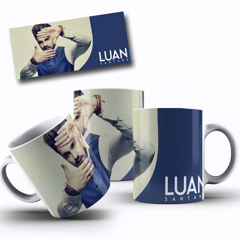 Arte Para Caneca Luan Santana Cantor 7