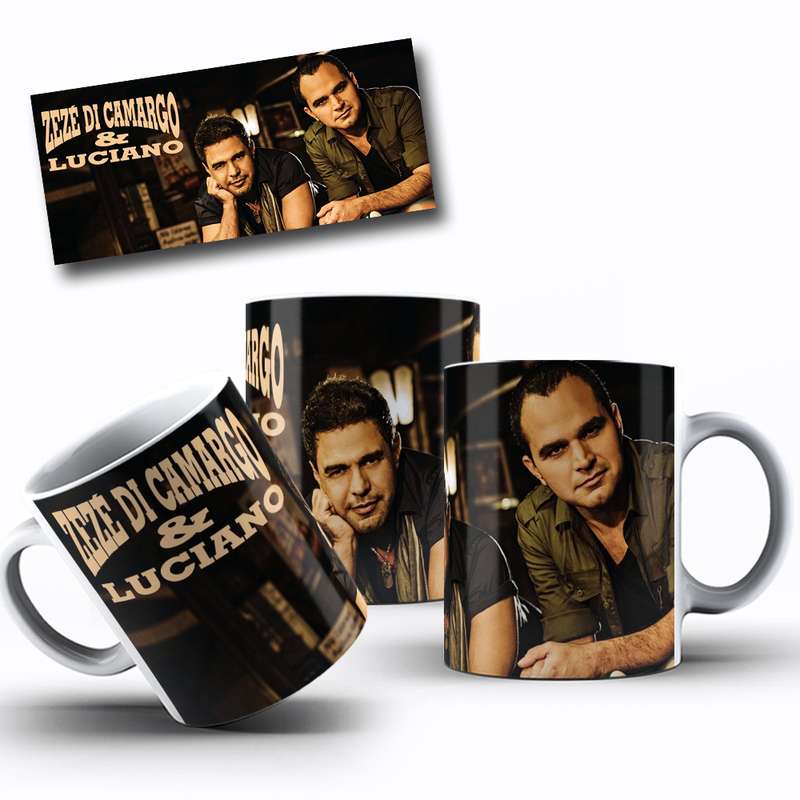 Arte Para Caneca Zeze Di Camargo & Luciano Música 2
