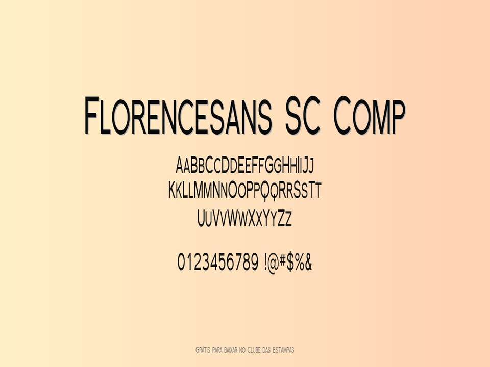 Fonte Florencesans Sc Comp Grátis Para Baixar