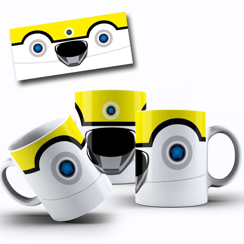 Arte Para Caneca Power Rangers (5)