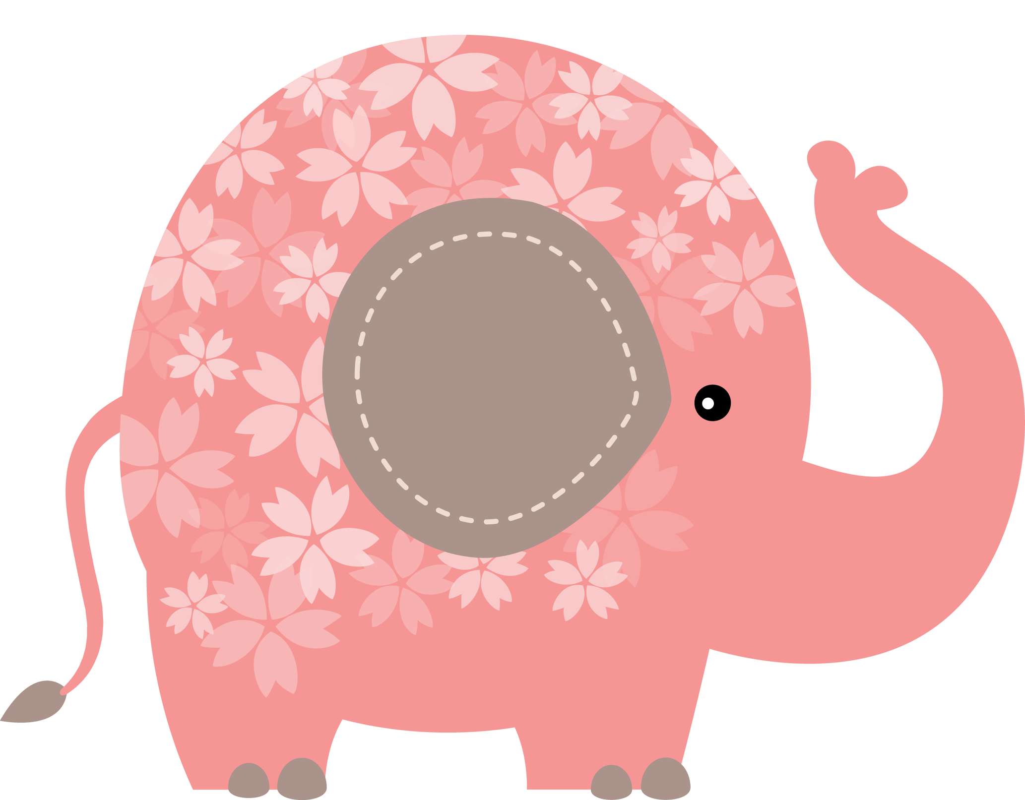 Elemento Elefante Cute Elefantinho Fofo Png (175)