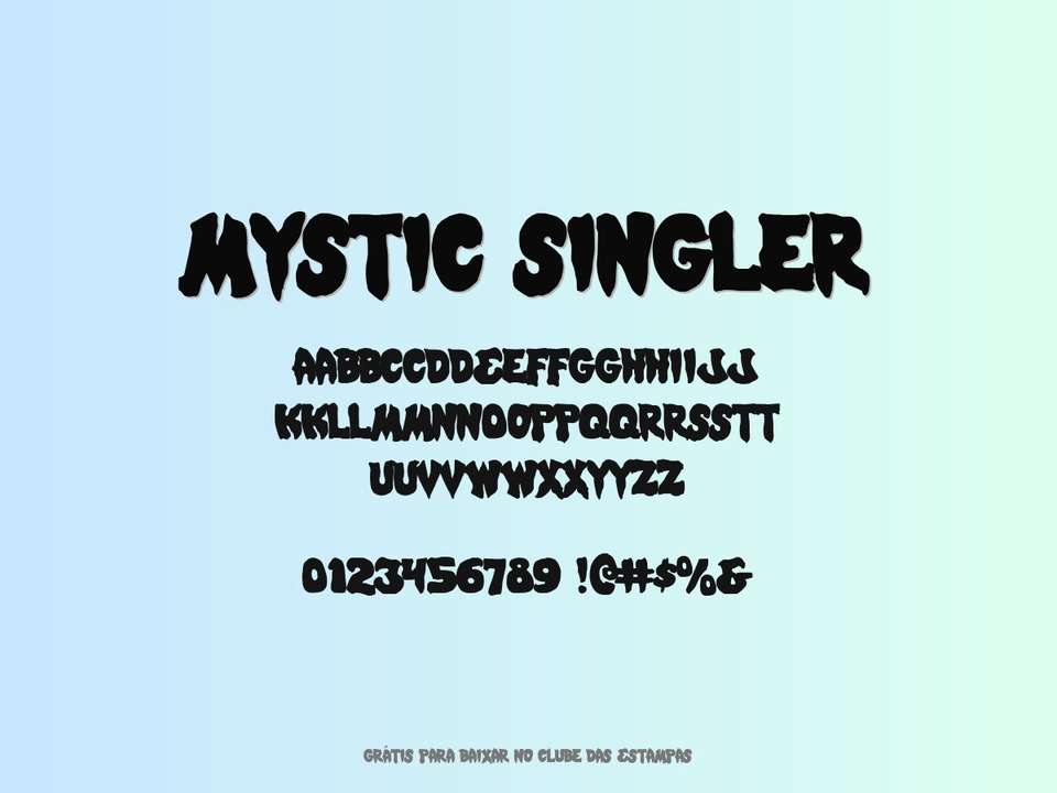 Fonte Mystic Singler Grátis Para Baixar