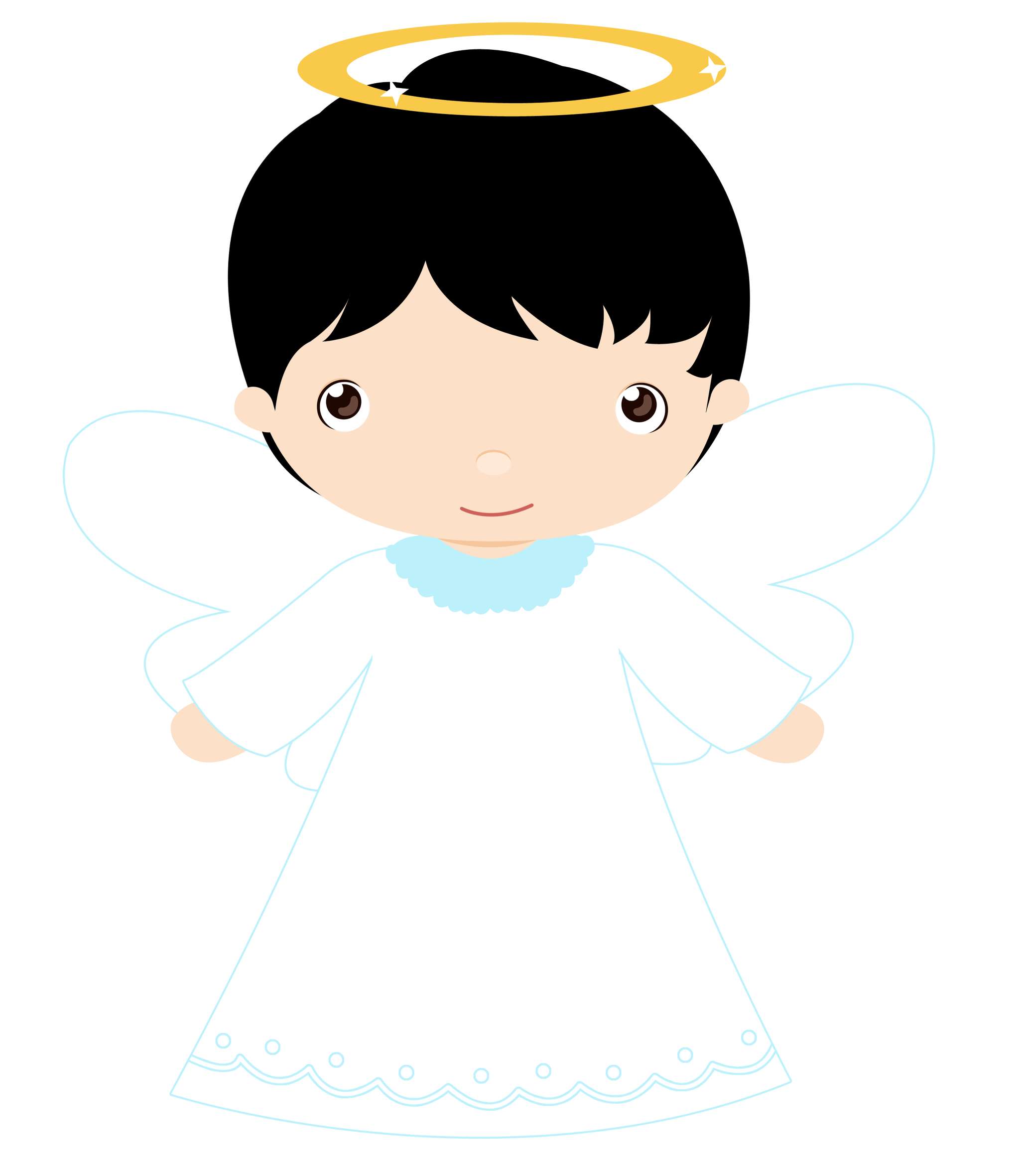 Anjo Infantil Com Asas Anjos Png Grátis Para Baixar Vetor Estampa-90