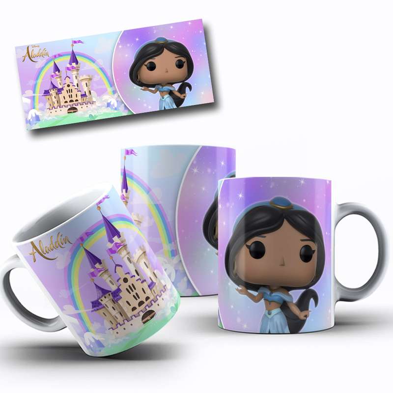 Arte Para Caneca Princesas Funko (7)