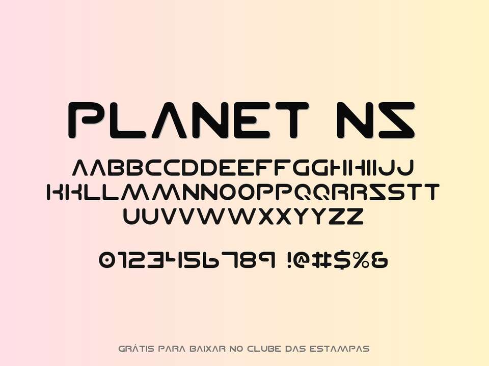 Fonte Planet Ns Grátis Para Baixar