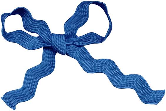 Laço De Fita Azul Decoração Png Grátis Para Baixar