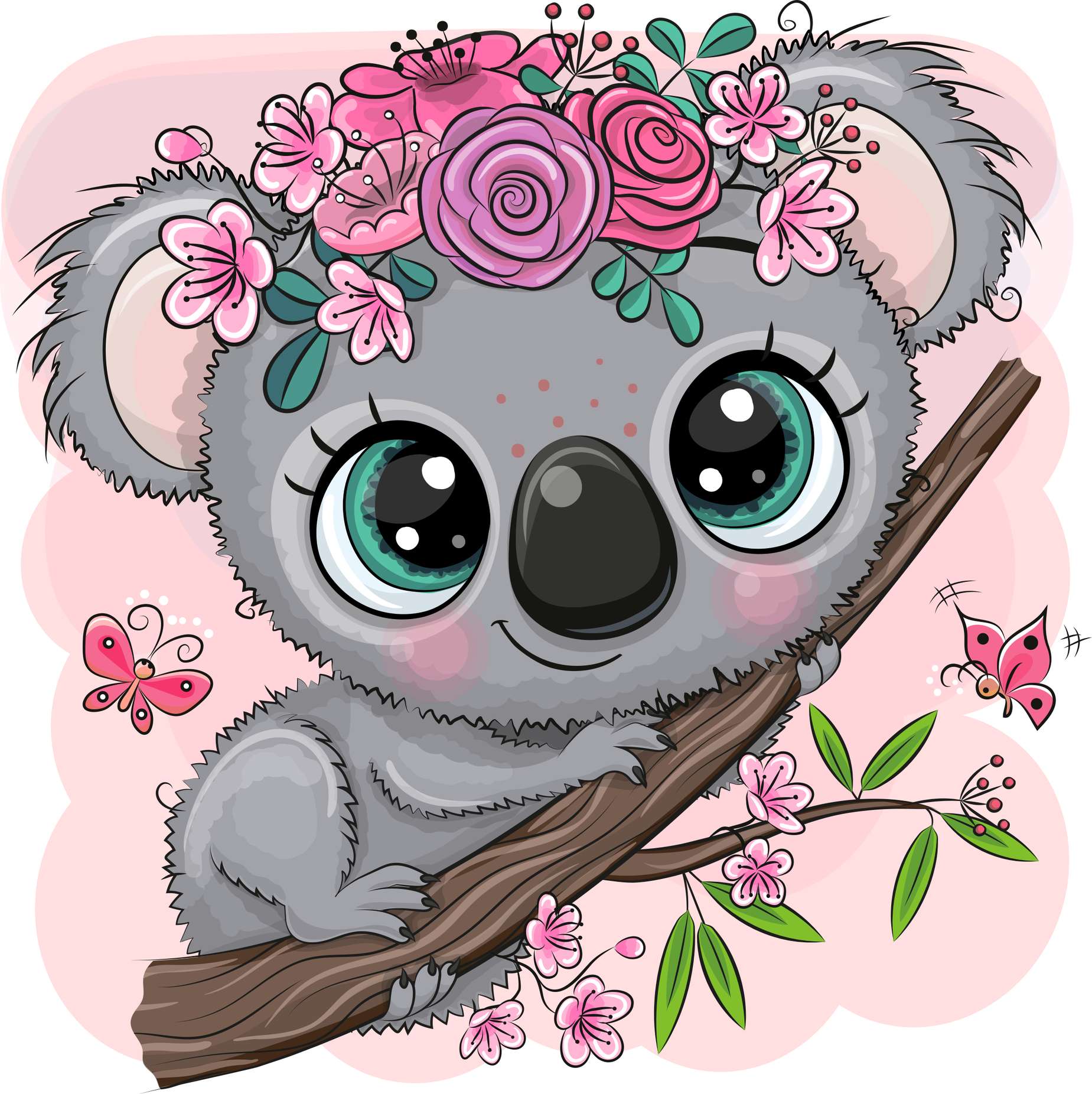 Elemento Coala Fofo Cute Fofa Png (4)