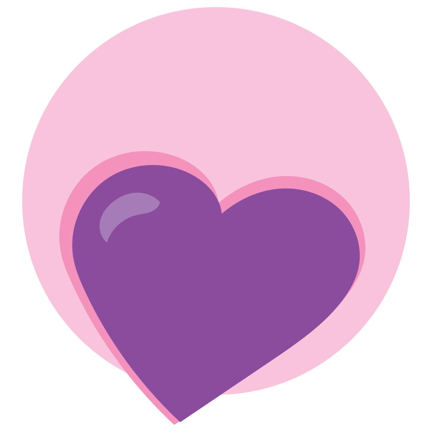 Coração Roxo Dia Namorados Amor Png Grátis Para Baixar