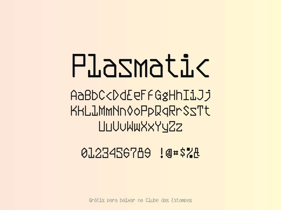 Fonte Plasmatic Grátis Para Baixar